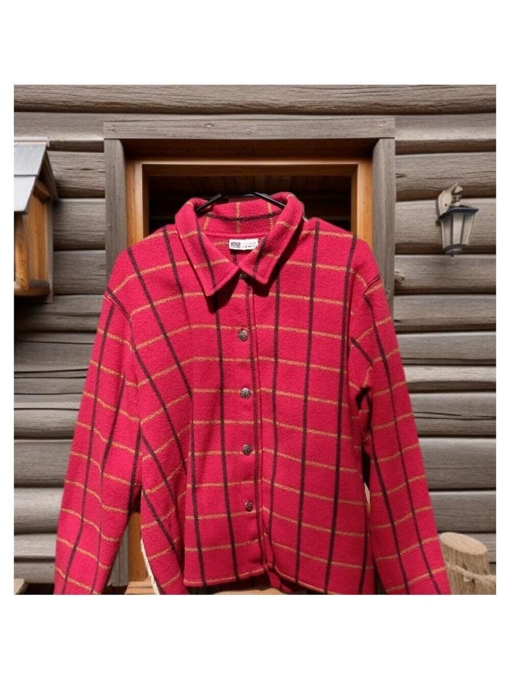 Faded Glory Red Fleece Jacket XL